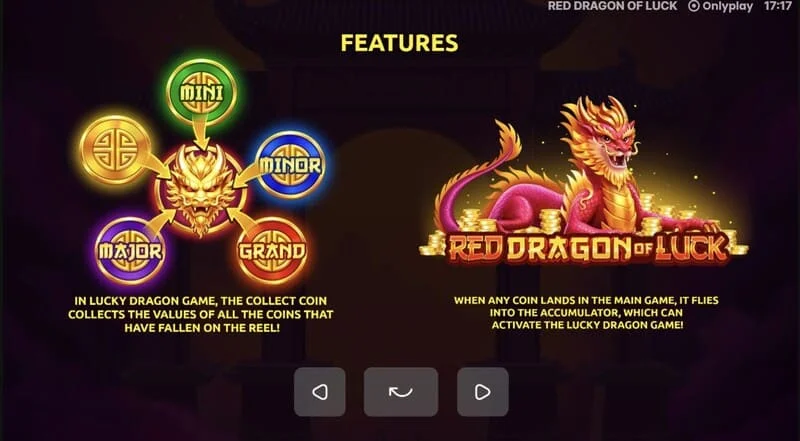 Red Dragon of Luck - Jackpot Mini, Minor, Major, Grand